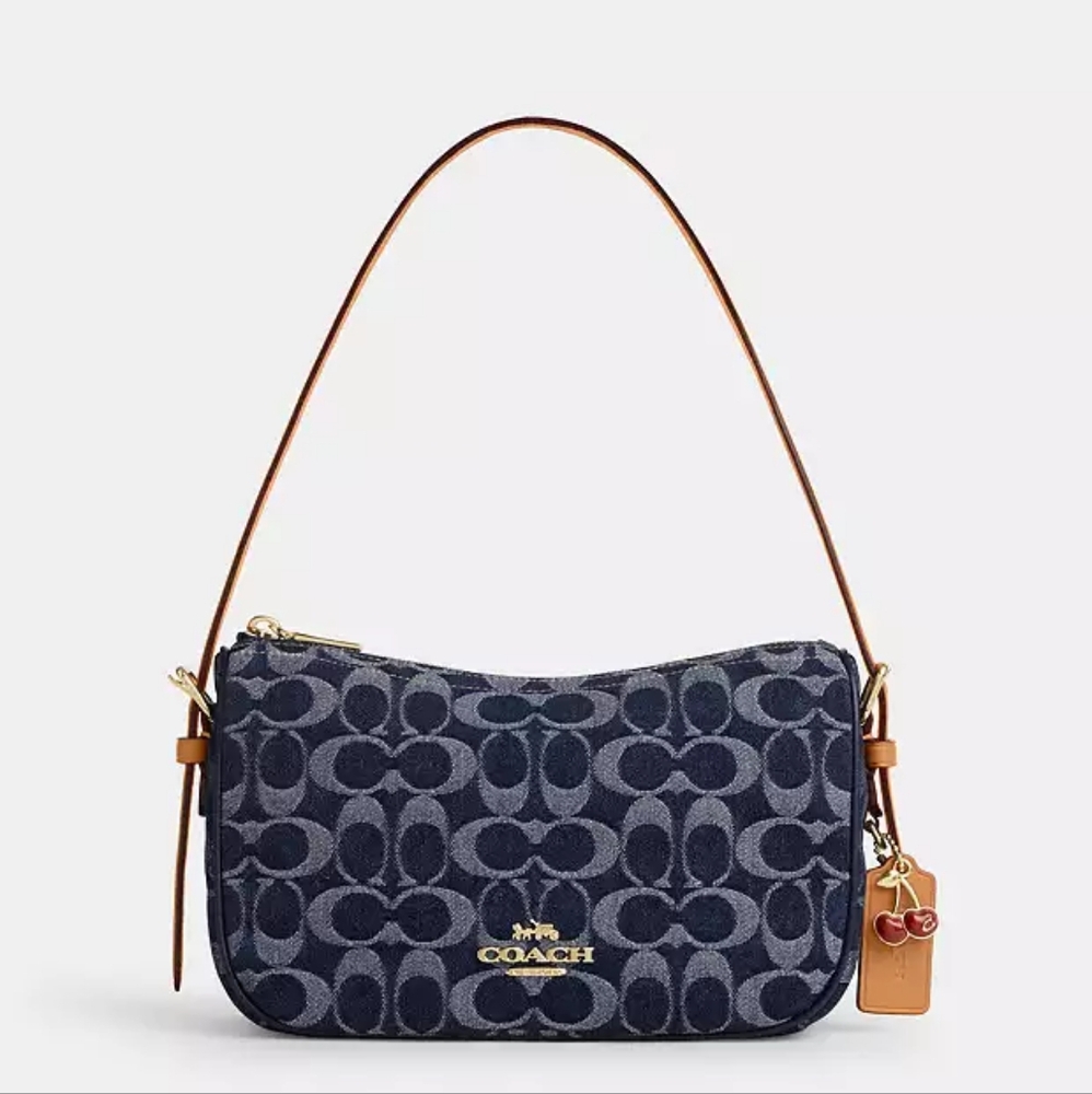 NWT Coach Kailey Shoulder Bag In Signature Denim